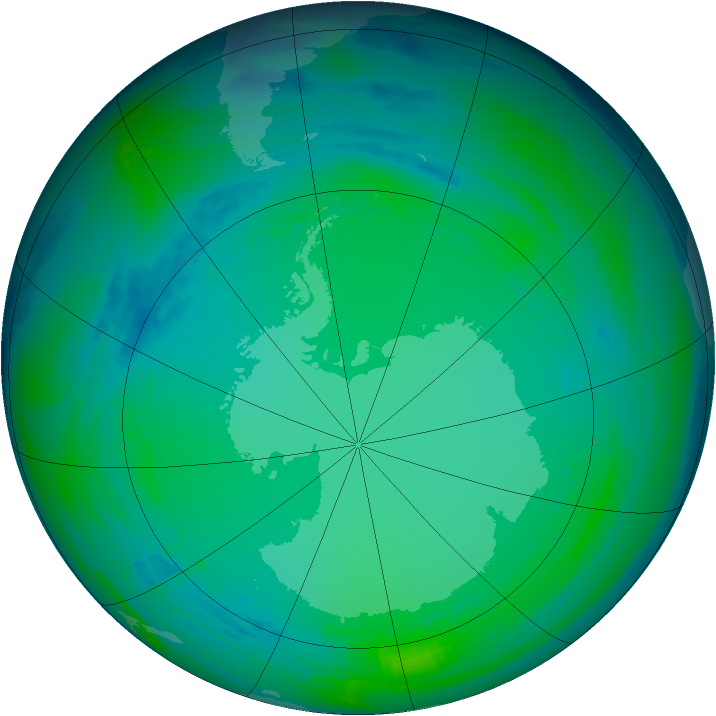Ozone Map 1985-07-20